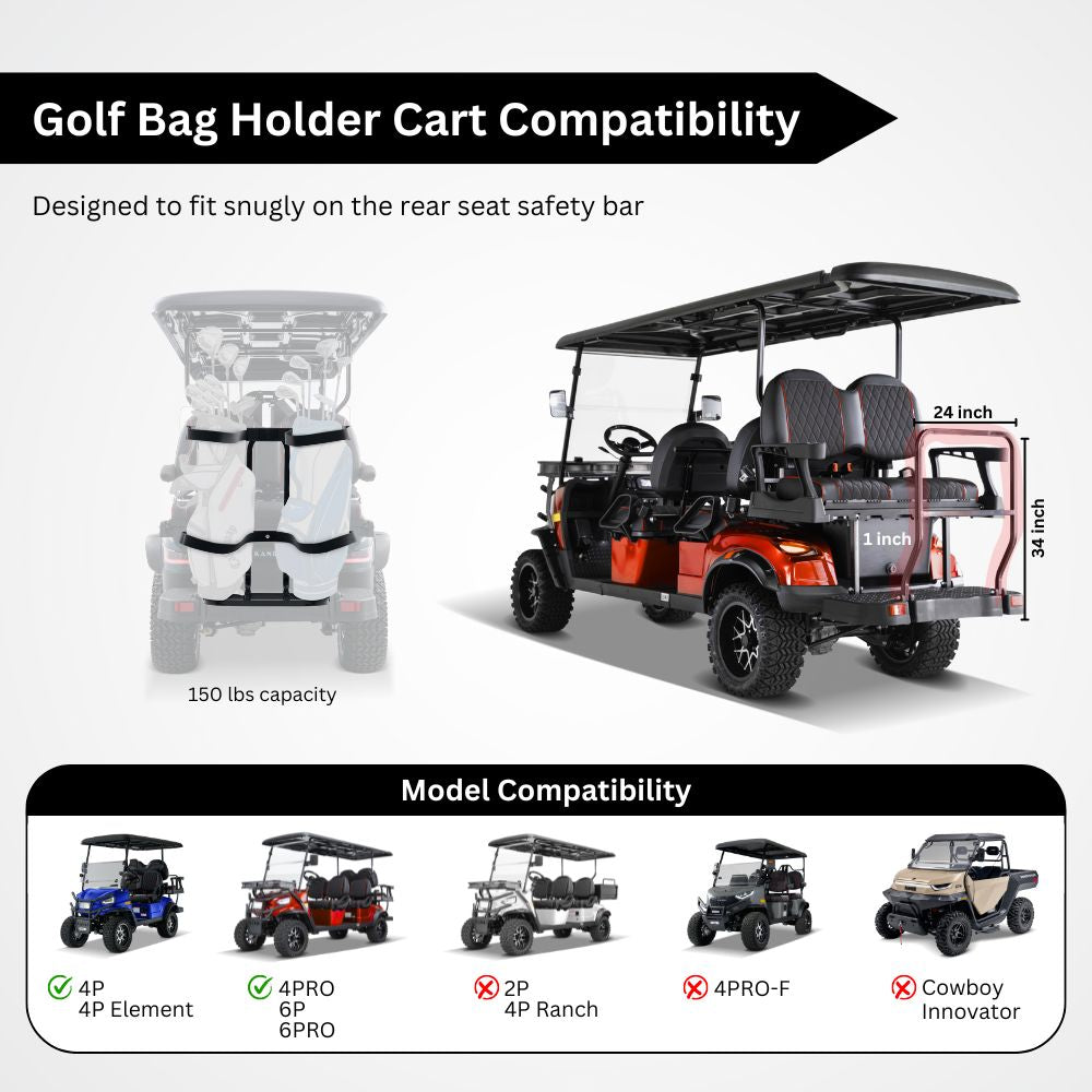 Golf Bag Holder Attachment