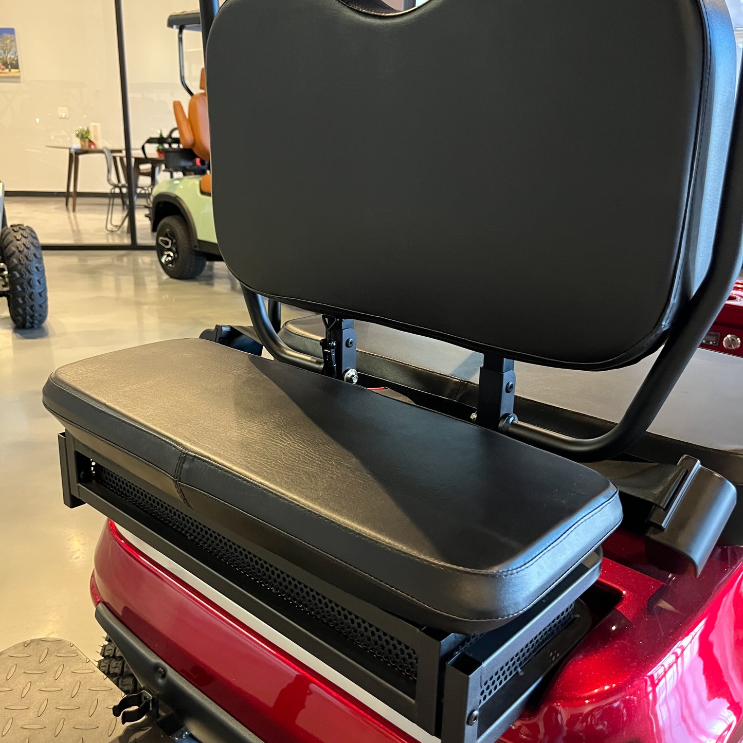 Red Collapsible Mini Cart (Demo Vehicle) (Roof and Foldable Windshield Included)