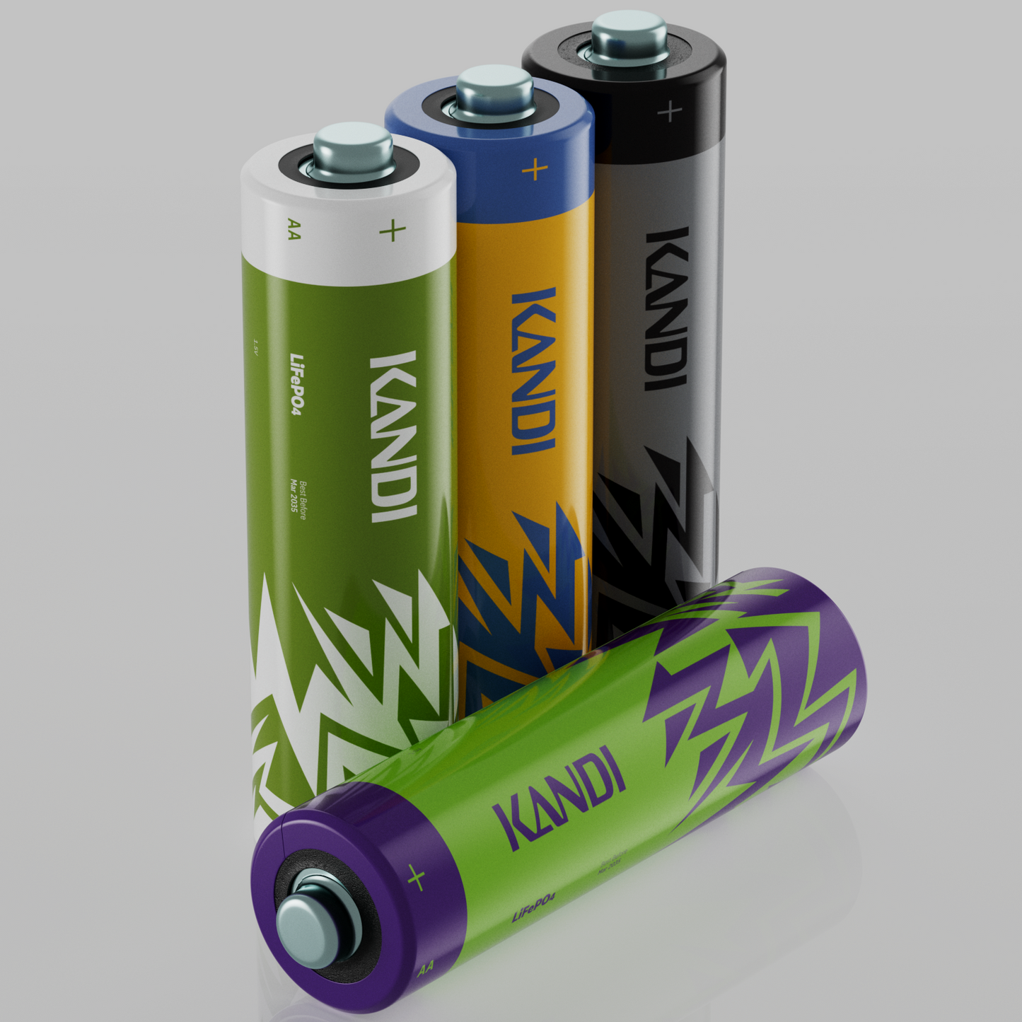 AA Lithium Rechargeable Batteries (Lightning)