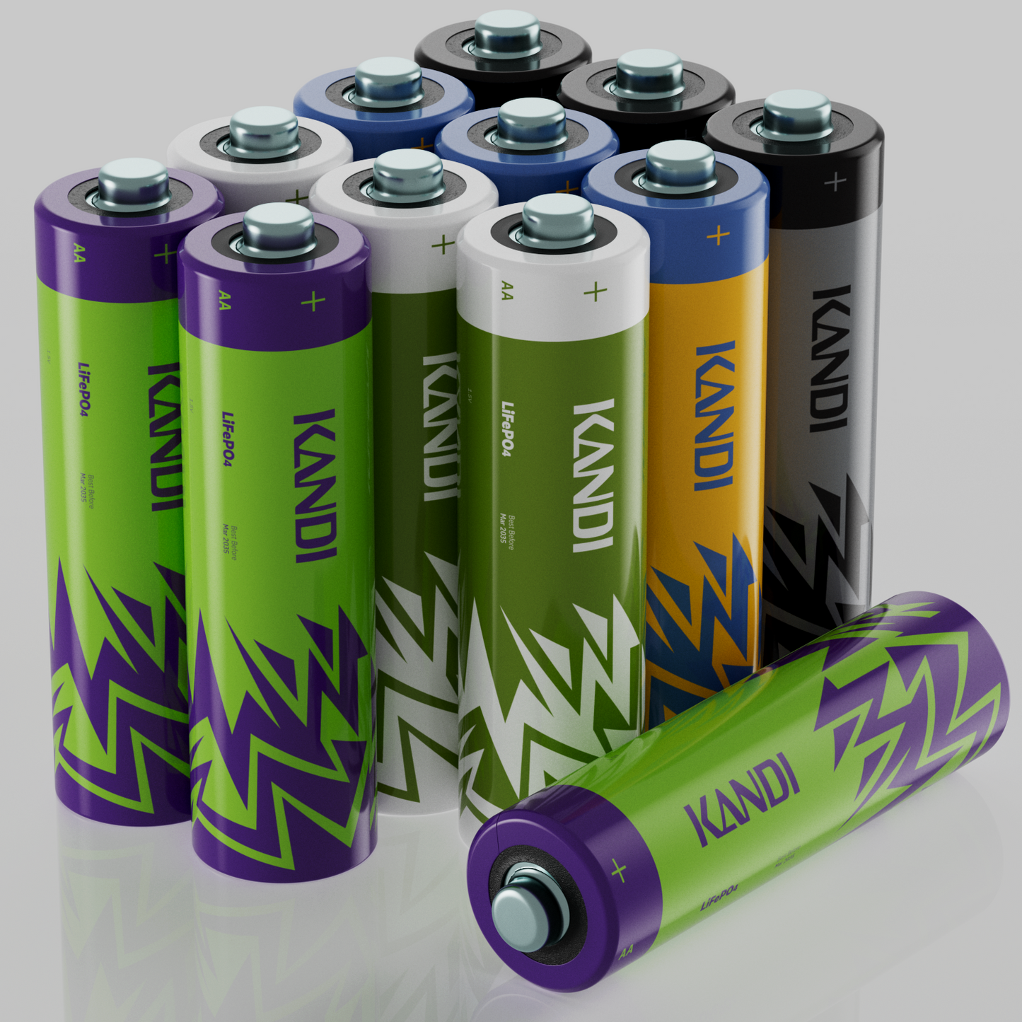 AA Lithium Rechargeable Batteries (Lightning)