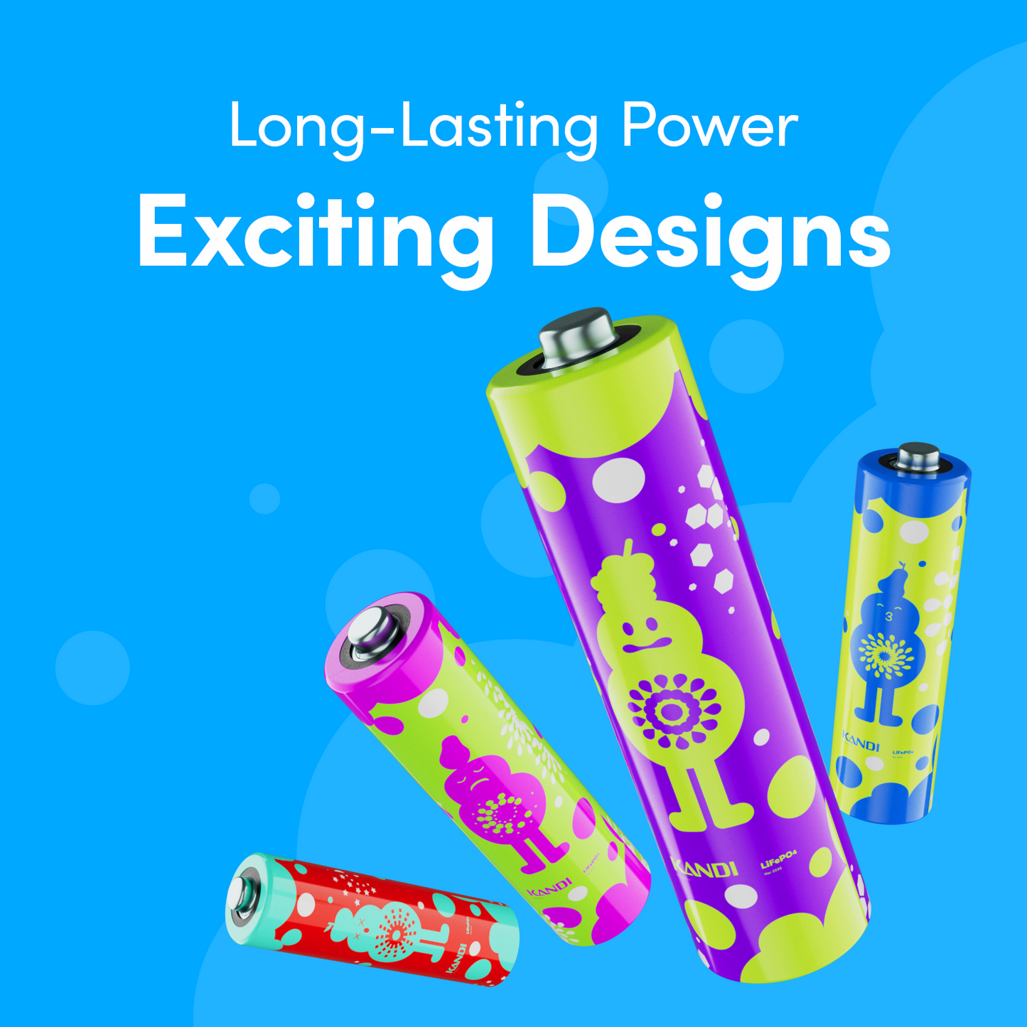 AA Lithium Rechargeable Batteries (Kiddo)