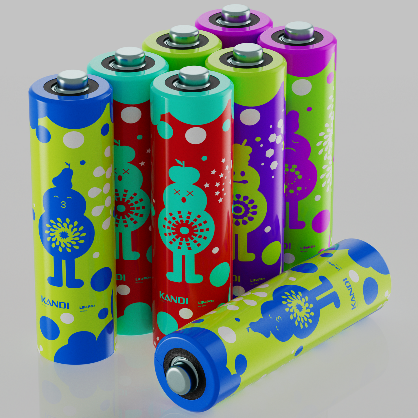 AA Lithium Rechargeable Batteries (Kiddo)