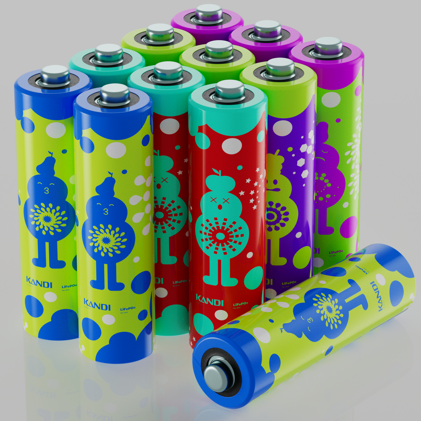 AA Lithium Rechargeable Batteries (Kiddo)