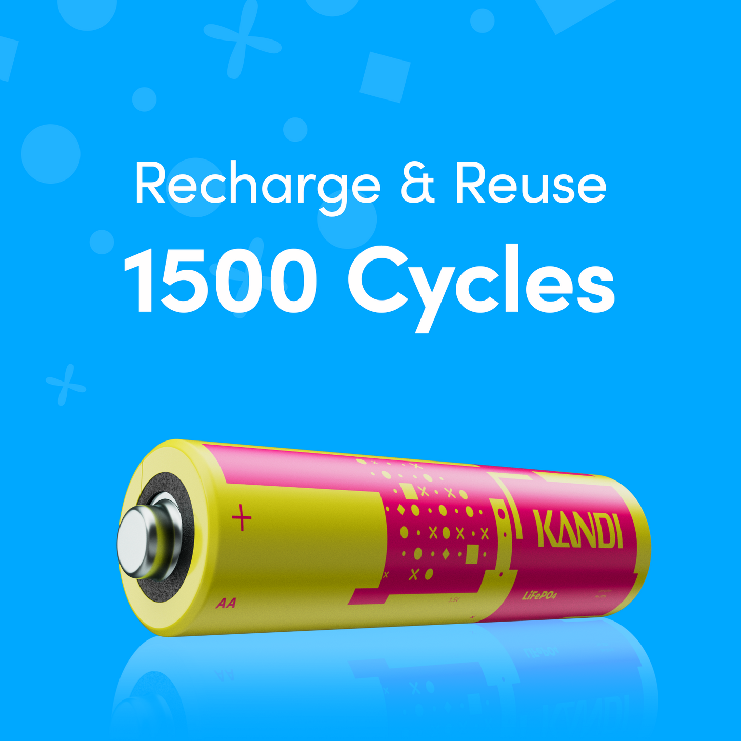 AA Lithium Rechargeable Batteries (Digital)