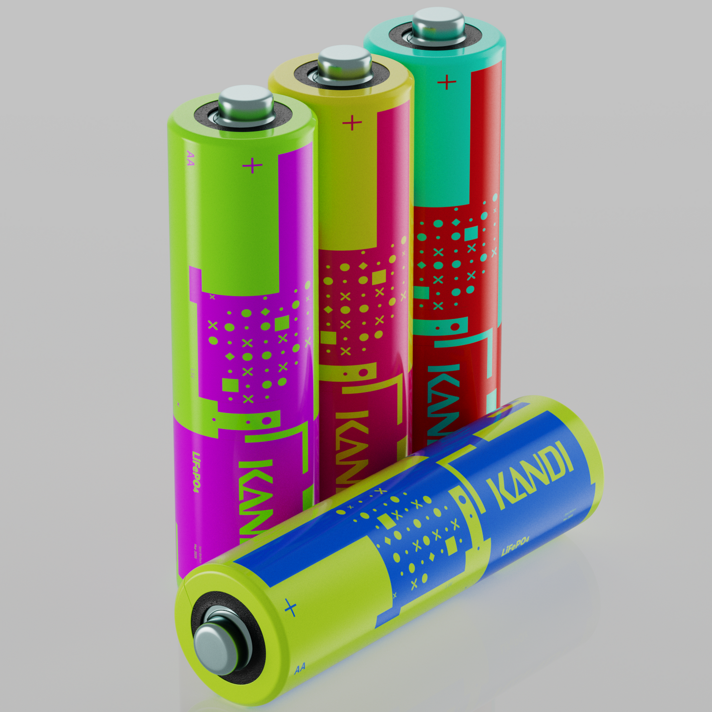 AA Lithium Rechargeable Batteries (Digital)