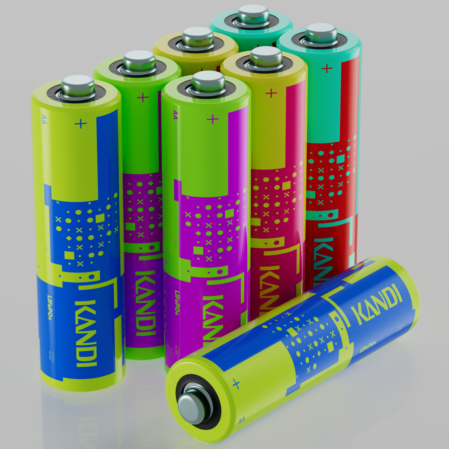 AA Lithium Rechargeable Batteries (Digital)