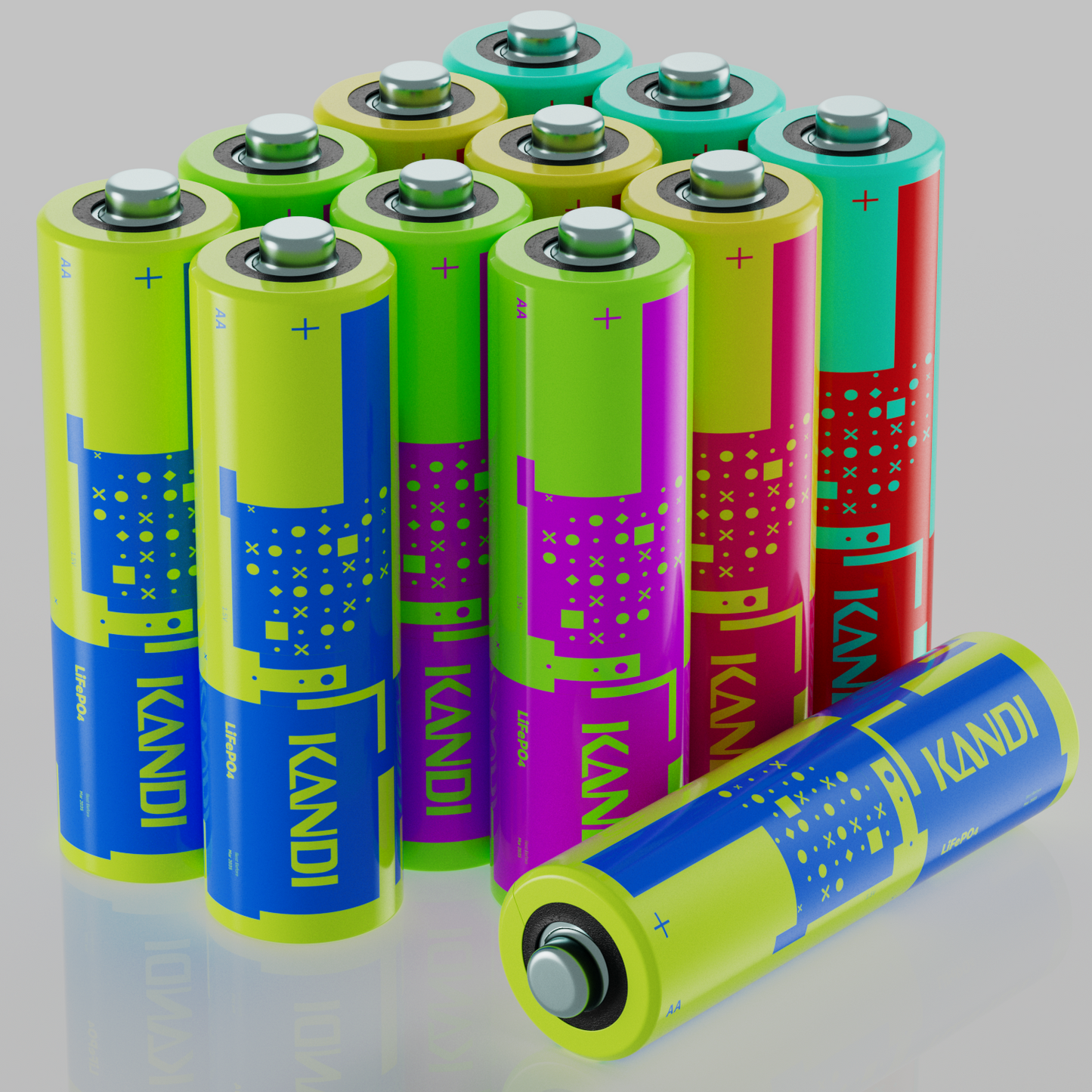 AA Lithium Rechargeable Batteries (Digital)